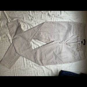 Beige/Khaki Skinny Jeans Stretch